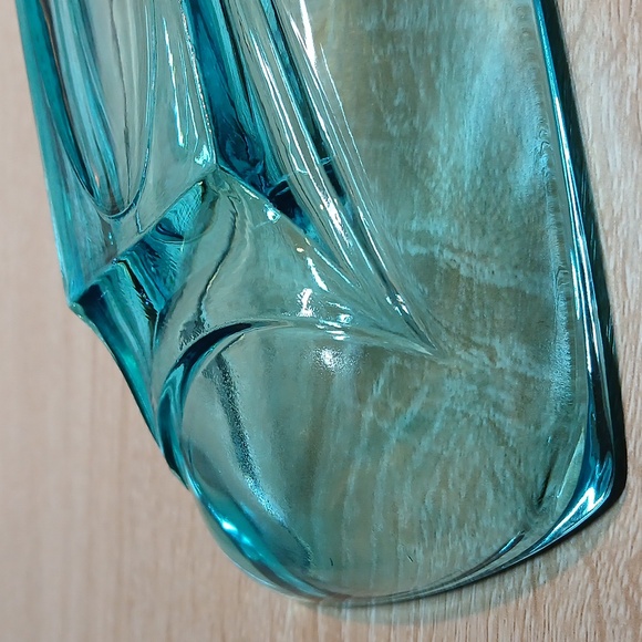 Vintage Blue Atlas Glass Relish Dish - Picture 13 of 14